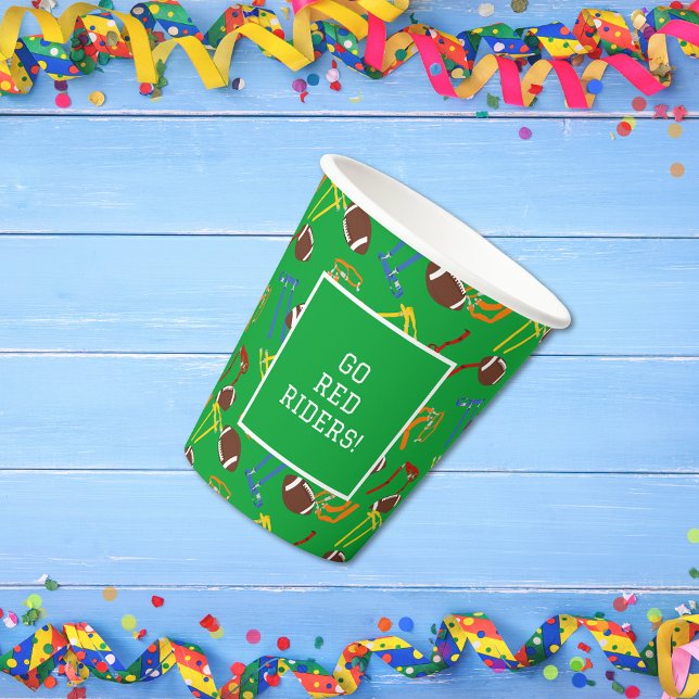 Flag Football Banquet End of Season Party Paper Cups (Creator Uploaded)