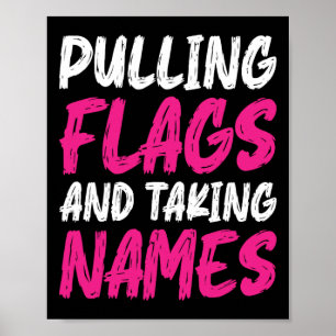 Flag Football Shirt For Women And Girls Poster