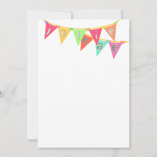 Flag For Me! banner stationery Note Card