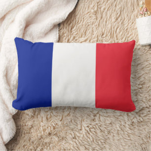 Flag France Tricolor Lumbar Cushion