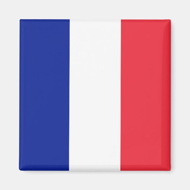 Flag France Tricolor Magnet (Front)