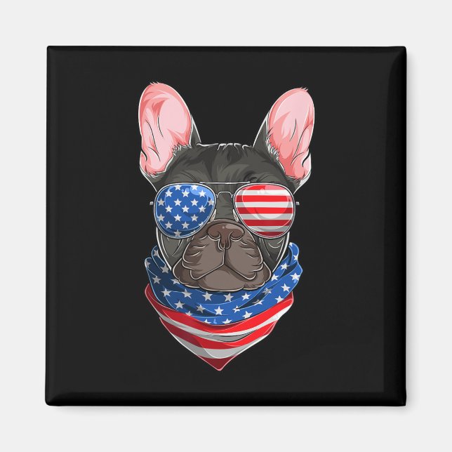 Flag French Bulldog 1  Magnet (Front)