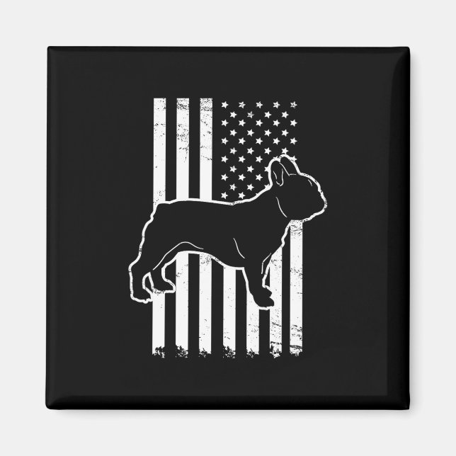 Flag French Bulldog  Magnet (Front)