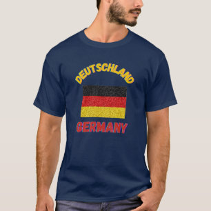 Flag Germany deutsch Original sports Fan Club  T-Shirt