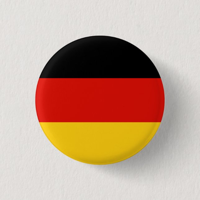 Flag Germany tricolor 3 Cm Round Badge (Front)