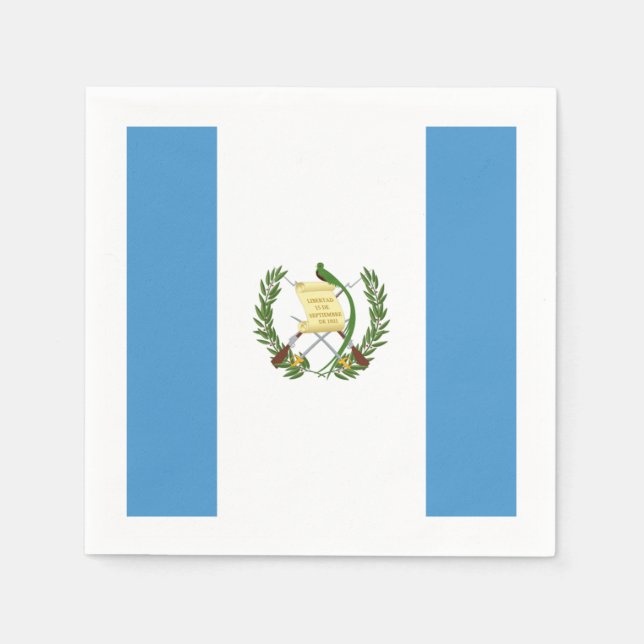 Flag: Guatemala Napkin (Front)