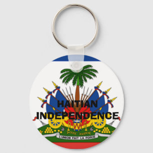 flag-Haiti-detail-lg, HAITIAN INDEPENDENCE Key Ring