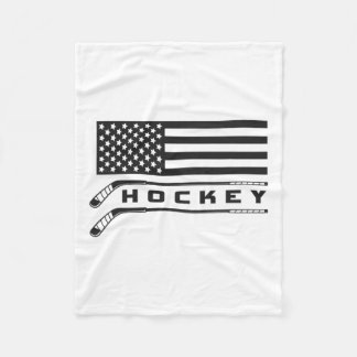 Flag Hockey Apparel - Hockey  Fleece Blanket
