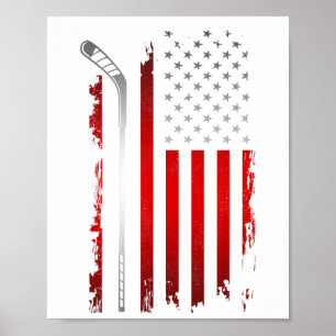 Flag Hockey Apparel - Hockey T-11  Poster