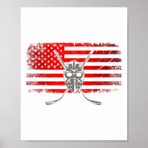 Flag Hockey Apparel - Hockey T-5  Poster