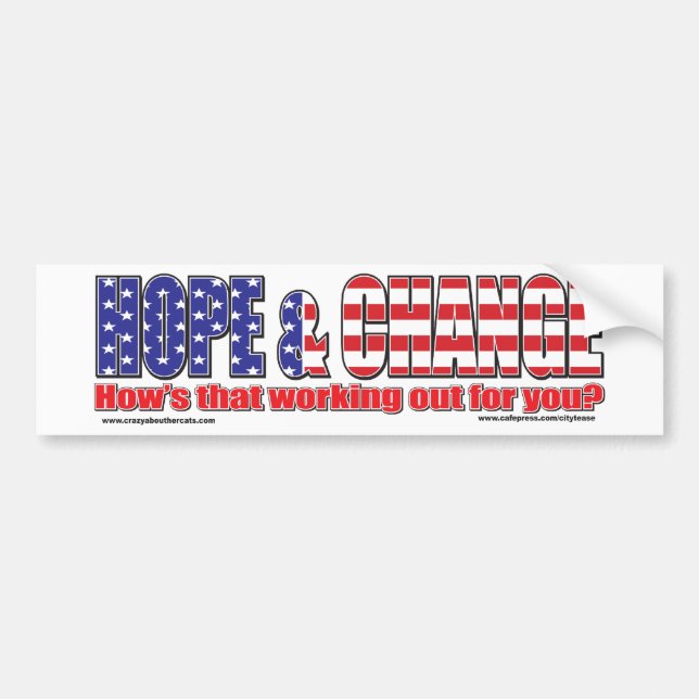 Flag-Hope-Tee Bumper Sticker (Front)