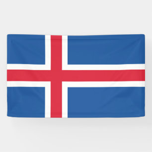 Flag Iceland Banner