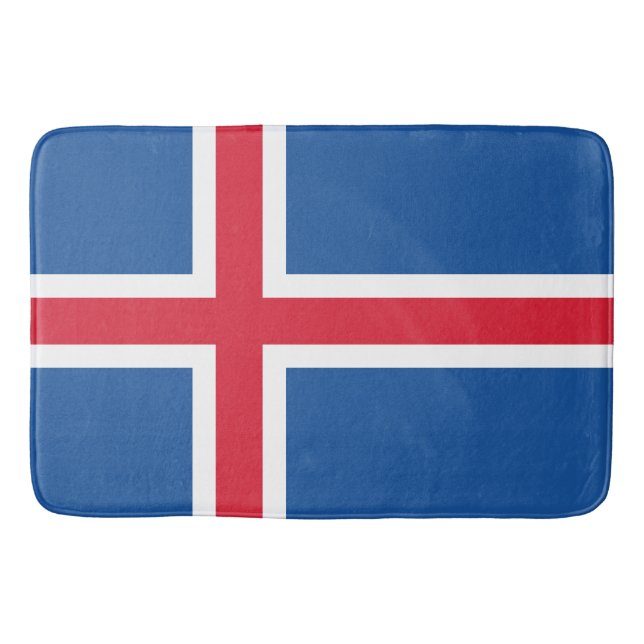 Flag Iceland Bath Mat (Front)