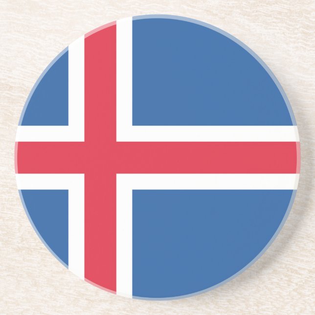 Flag Iceland Coaster (Front)