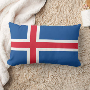 Flag Iceland Lumbar Cushion
