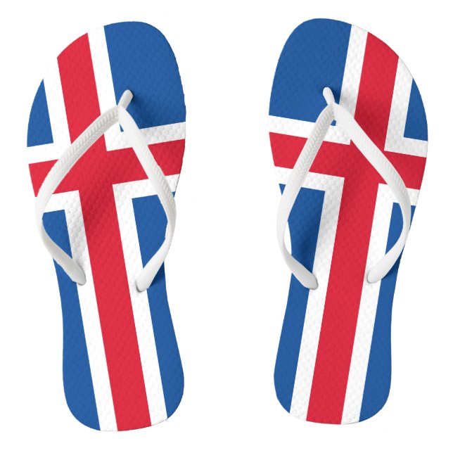 Flag Iceland Thongs (Footbed)