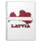 Flag in Map of Latvia