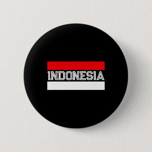 Flag Independence Day Indonesian 6 Cm Round Badge