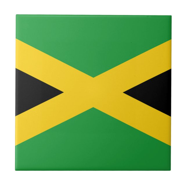 Flag Jamaica Ceramic Tile (Front)