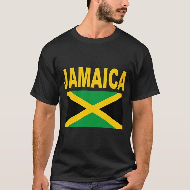 Flag Jamaica Jamaican Flags Travel Top (Front)