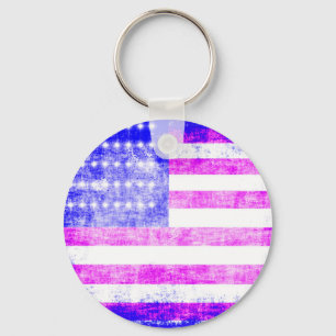 Flag Key Ring
