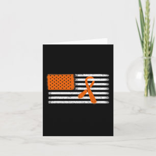 Flag Leukaemia And Multiple Sclerosis Ribbon Famil Card