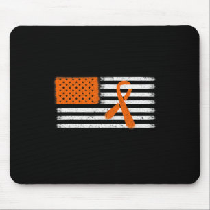Flag Leukaemia And Multiple Sclerosis Ribbon Famil Mouse Pad