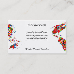 Flag Map, Business Card