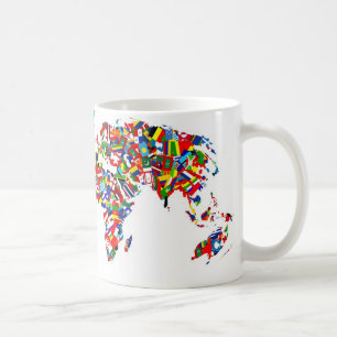 Flag Map Coffee Mug