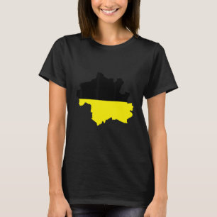 Flag Map of Munich City Germany T-Shirt