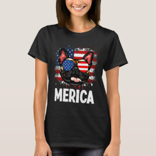 Flag Merica French Bulldog 66 T-Shirt