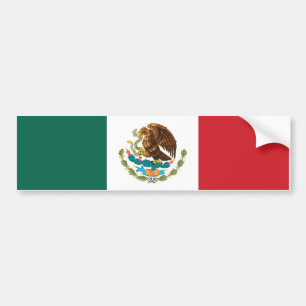 Flag Mexico Bumper Sticker