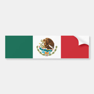 Flag Mexico Bumper Sticker