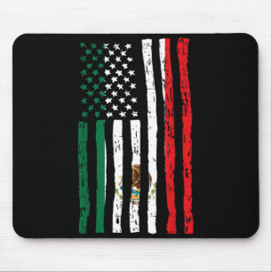 Flag Mexico Colour Mexican American Pride Men Wome Mouse Pad