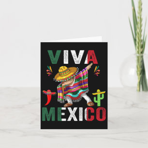 Flag Mexico Independence Day Mexican Men Women Kid Card