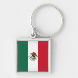 Flag Mexico Tricolor Key Ring