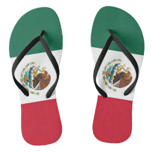Flag Mexico Tricolor Thongs