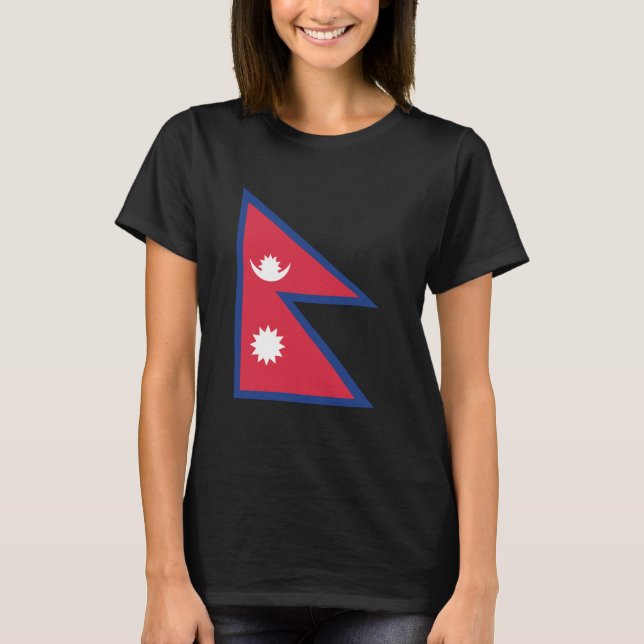Flag Nepal T-Shirt (Front)