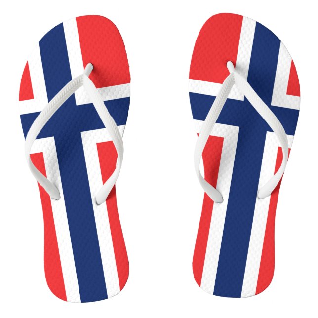 Flag Norway Thongs (Footbed)