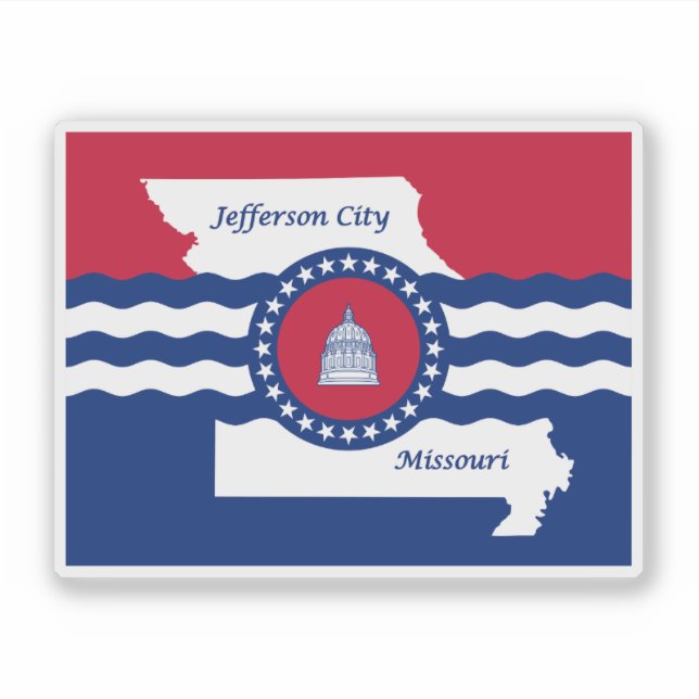 Flag o Jefferson City, Missouri (Front)