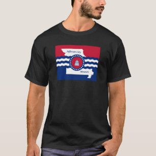Flag o Jefferson City, Missouri T-Shirt