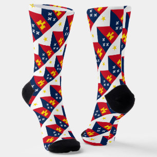 Flag of Acadiana Socks