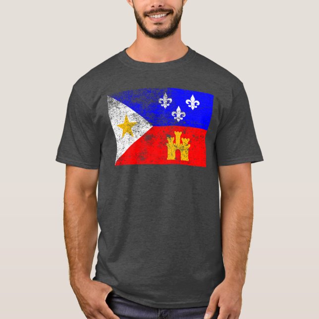 Flag of Acadiana T-Shirt (Front)