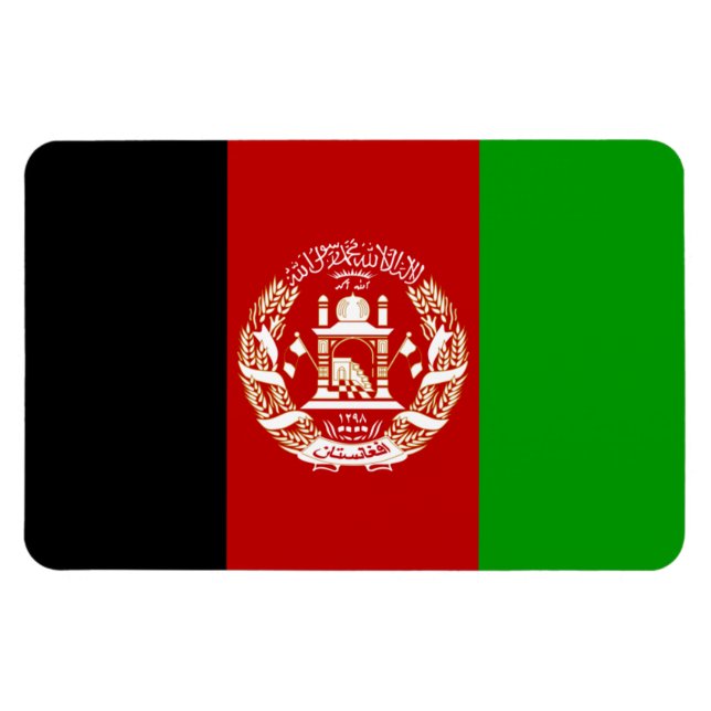 Flag of Afghanistan Magnet (Horizontal)