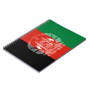 Flag of Afghanistan Notebook