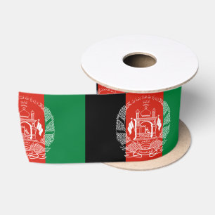 Flag of Afghanistan Satin Ribbon