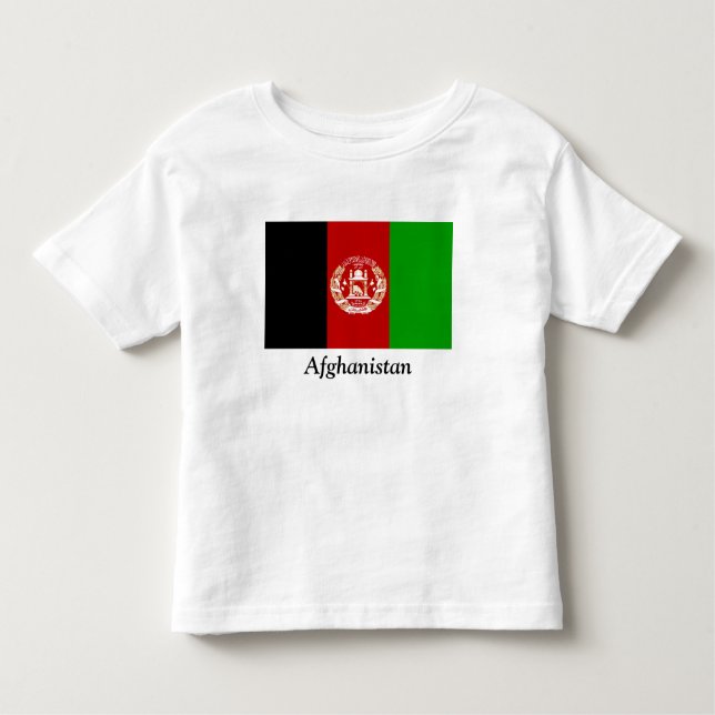 Flag of Afghanistan Toddler T-Shirt (Front)