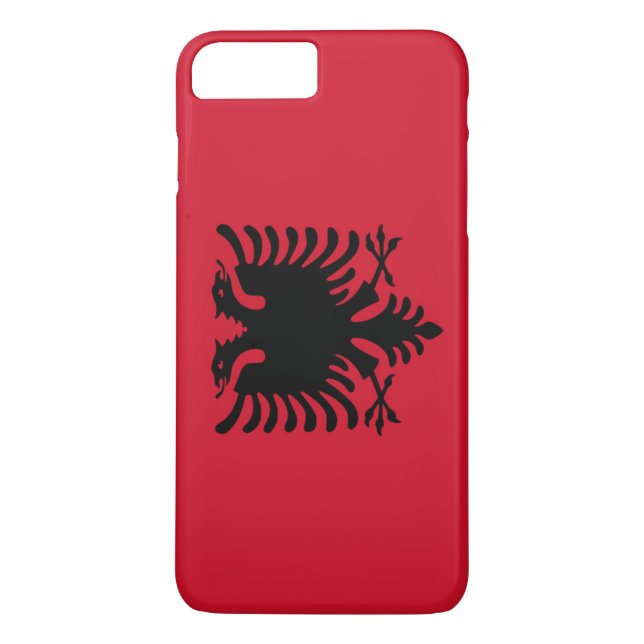 Flag of Albania Case-Mate iPhone Case (Back)