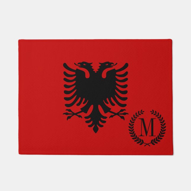 Flag of Albania Doormat (Front)