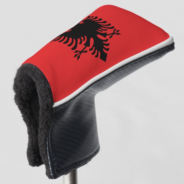 Flag of Albania Golf Head Cover (3/4 Front)